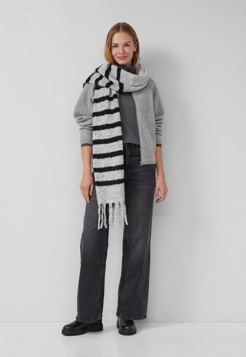 Immagine prodotto s.Oliver Tuch Schal in Bouclé-Optik mit Fransen