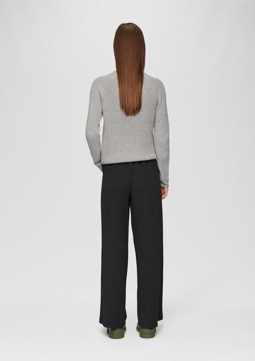 Produktbild S.Oliver Strickpullover Melierter Strickpullover mit Raglanärmeln (XS)