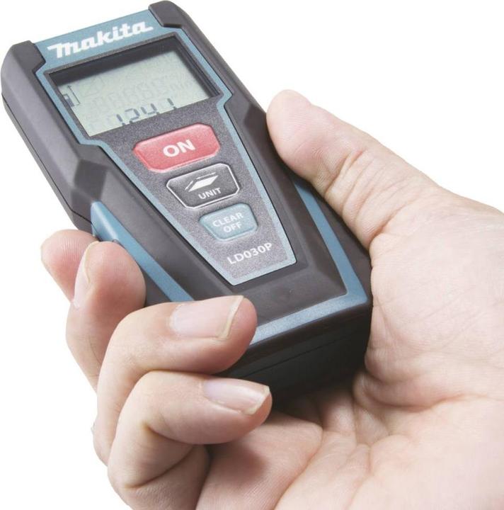 Actual product image Makita LD030P laser distance measuring device (30 m, 635 nm)