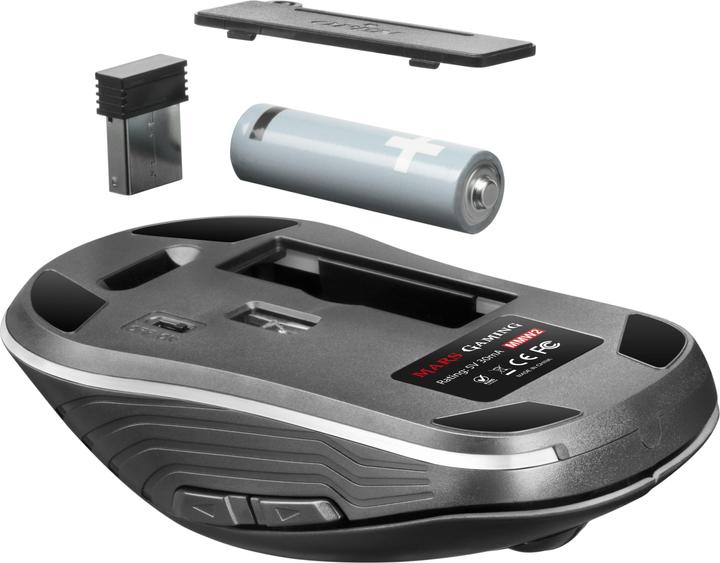 Actual product image Mars Gaming MMW2 Wireless mouse for games with additional buttons (Wireless)