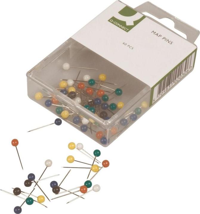 Produktbild Alco Landkartennadeln farbig assortiert