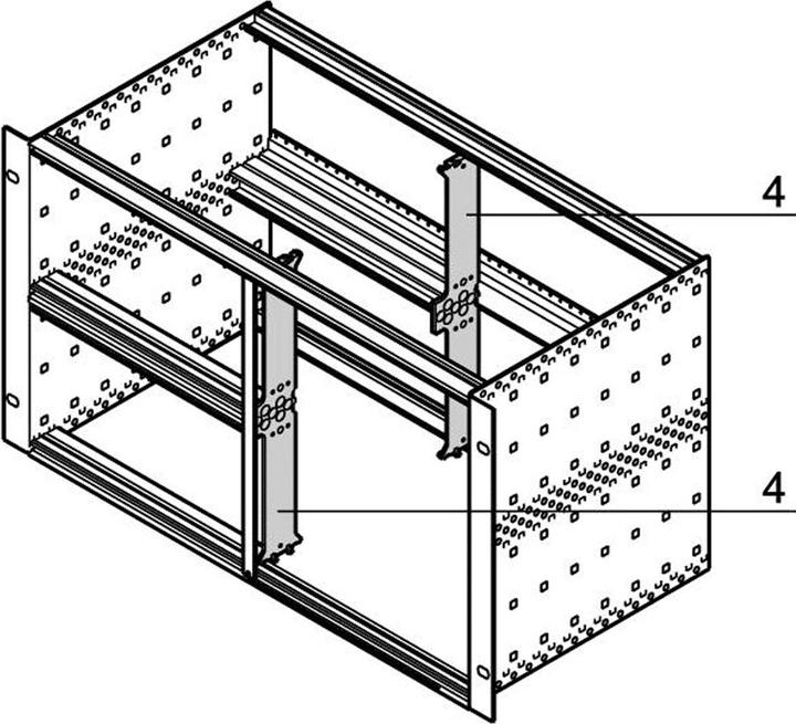 Produktbild Schroff Strebe 6 HE für gemischten Ausbau - STREBE 6HE