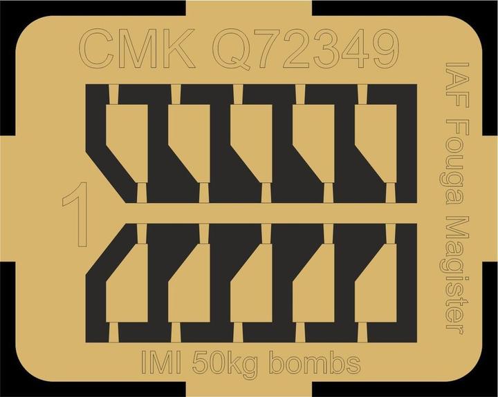 Actual product image CMK IAF Fouga Magister - IMI 50kg bombs