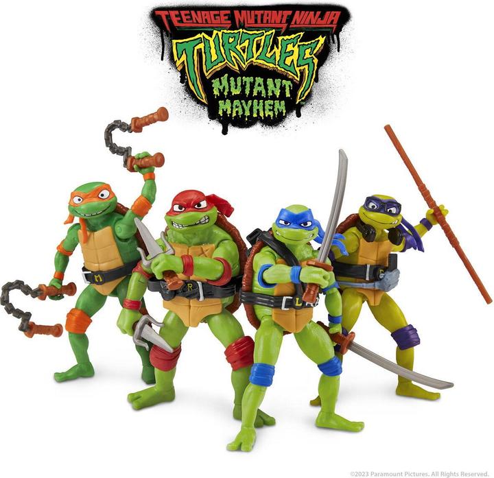 Actual product image Teenage Mutant NT Turtles Mutant Mayhem - Basic Figures 12cm Assorted (46-83269)