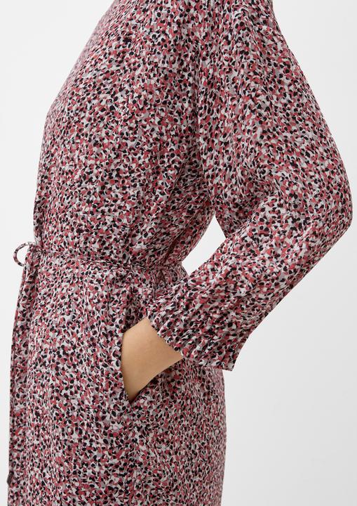 Produktbild s.Oliver Kleid Kleid mit Allover-Muster (40)