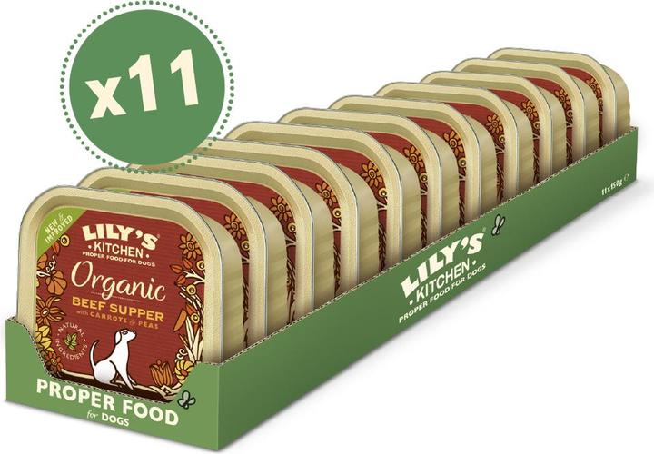 Produktbild Lily's Kitchen Bio Rind (Adult, 11 Stk., 1650 g)