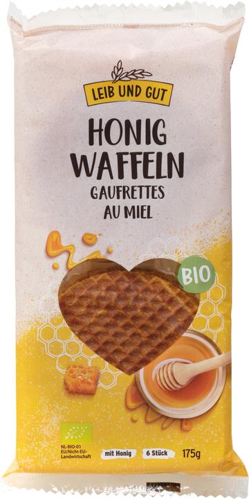 Immagine prodotto Leib und Gut Cialde di miele biologico 175 g (12 pz., 175 g)