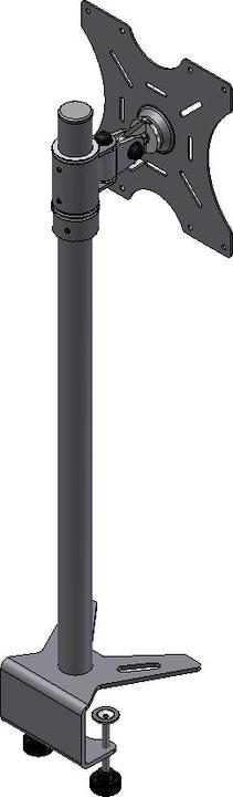 Produktbild edbak MSV2 Monitorhalterung mit Tischklemme, schwarz (Tisch, 46", 15 kg)