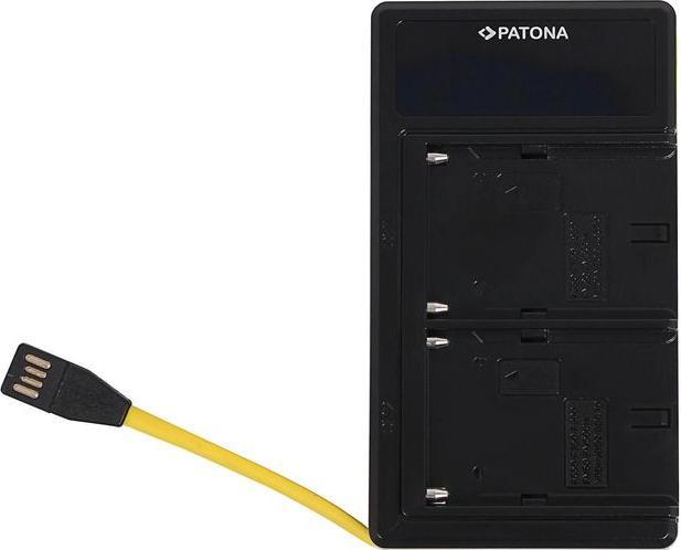 Immagine prodotto Patona Caricatore USB Sony NP-FM50, NP-F550, NP-F750 e NP-F970 (Caricabatterie per fotocamere)