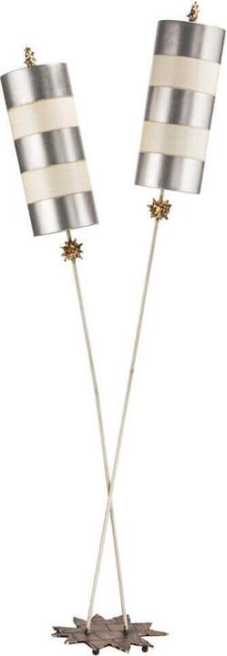 Immagine prodotto Elstead Lighting Lampada da terra Ortica E27 doppia Beige e argento (E27)