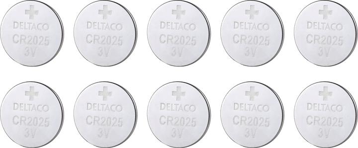 Produktbild Deltaco ULTB-CR2025-10P (10 Stk., CR2025)