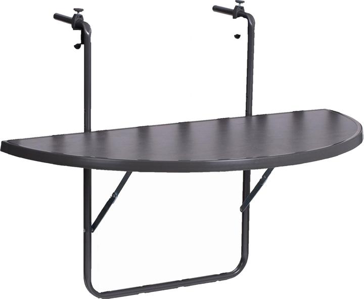 Best Balkonhängetisch Butler 50 x 100 H 8 cm anthrazit (100 cm)
