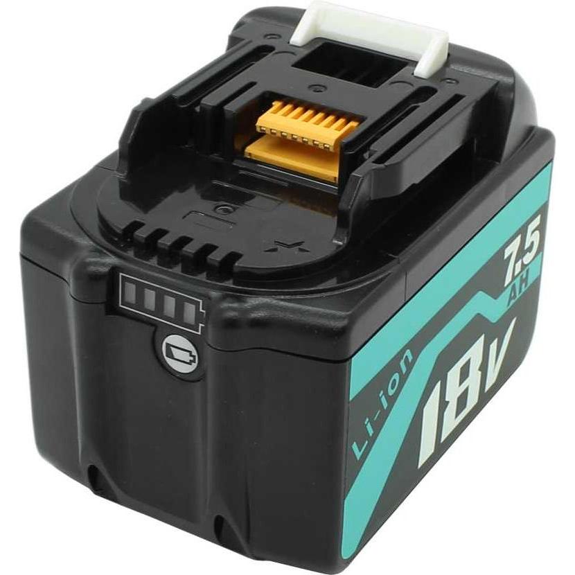 AccuCell, Werkzeugakku + Ladegerät, Werkzeugakku LiIon 18V 7,5Ah ersetzt Makita BL1890 (18 V)