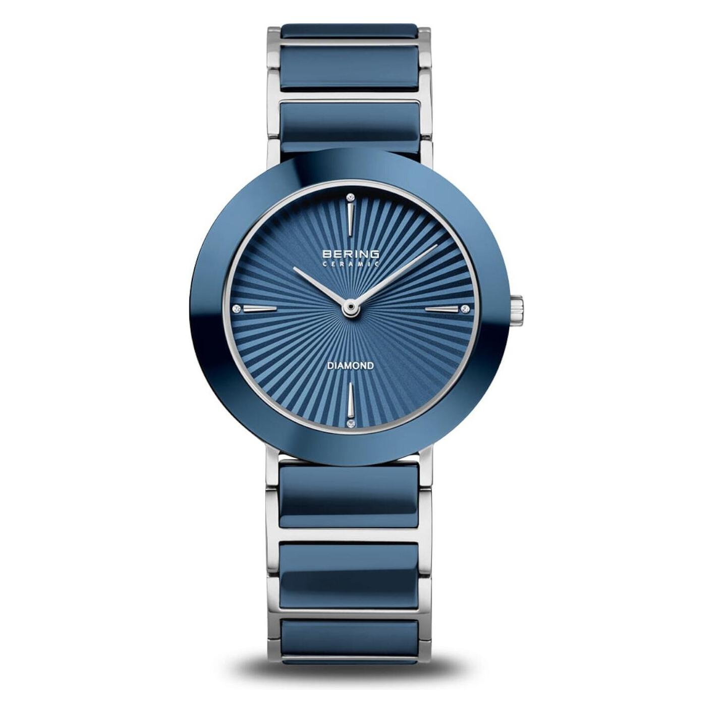 Bering, Armbanduhr, 11435-707, Blau, Silber, (35 mm)