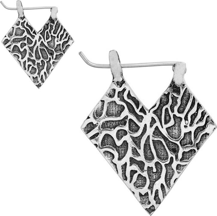 Immagine prodotto Star Piercing Orecchino in argento con cuore di lava ritorto (Ottone)