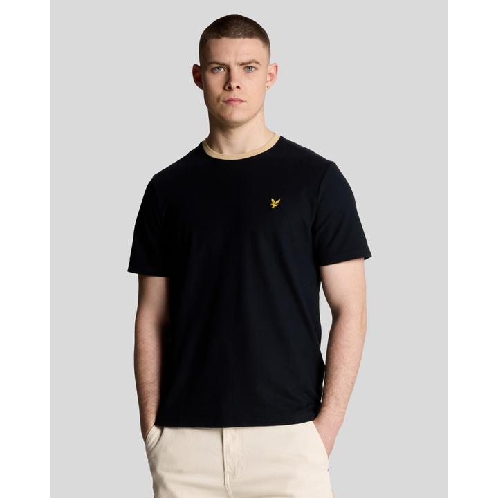Produktbild Lyle and Scott T-Shirt mit kontrastierendem Kragen (L)