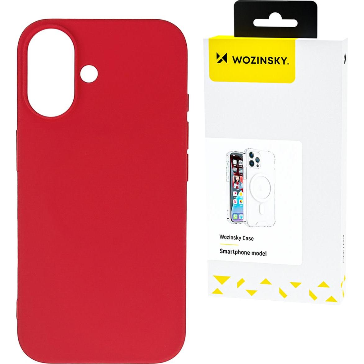 Wozinsky Silikonowe etui Silicone Case na Samsung Galaxy S24 FE - czerwone (Samsung Galaxy S24 FE), Cover smartphone, Rosso