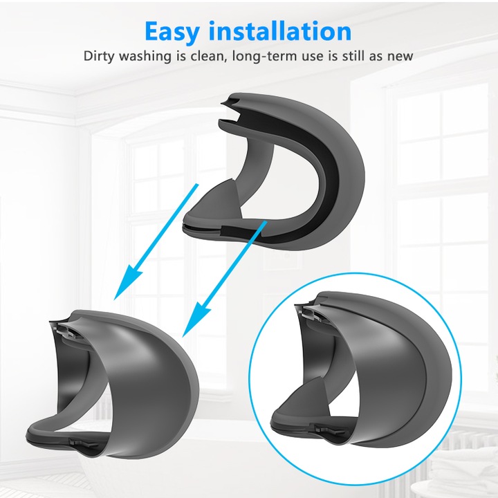 Immagine prodotto Ueli Express Meta Quest 3s Maschera per gli occhi con attacco in silicone anti-sudore