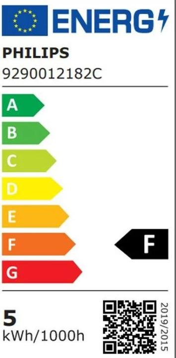 Energie-Label Philips LED Classic (GU10, 4.60 W, 390 lm, 6 x, F)