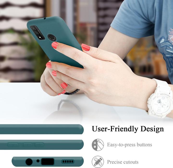 Actual product image Cadorabo TPU Liquid Silicone Case Cover for Huawei P SMART 2020 (Huawei P Smart (2020))