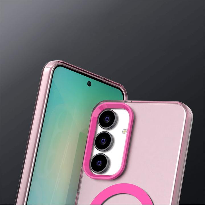 Immagine prodotto Cover-Discount Galaxy S25 FE - Acryl-Handyhülle mit Magnet und Farbakzent (Samsung Galaxy S25 FE)