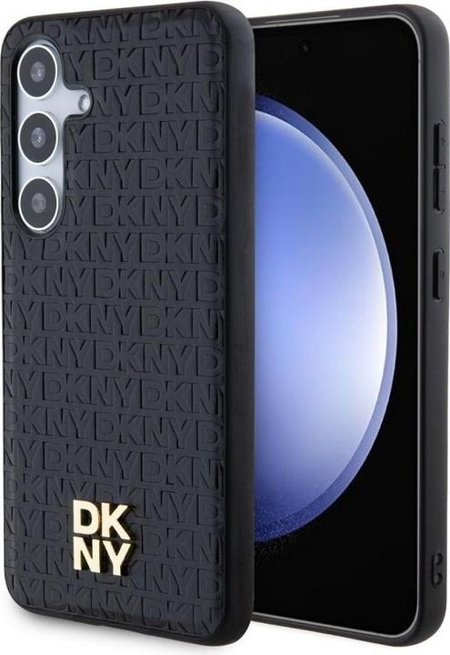 Produktbild DKNY DKHMSPSHRPSK S921 czarny/black hardcase Leather Pattern Metal Logo MagSafe (Samsung Galaxy S24)