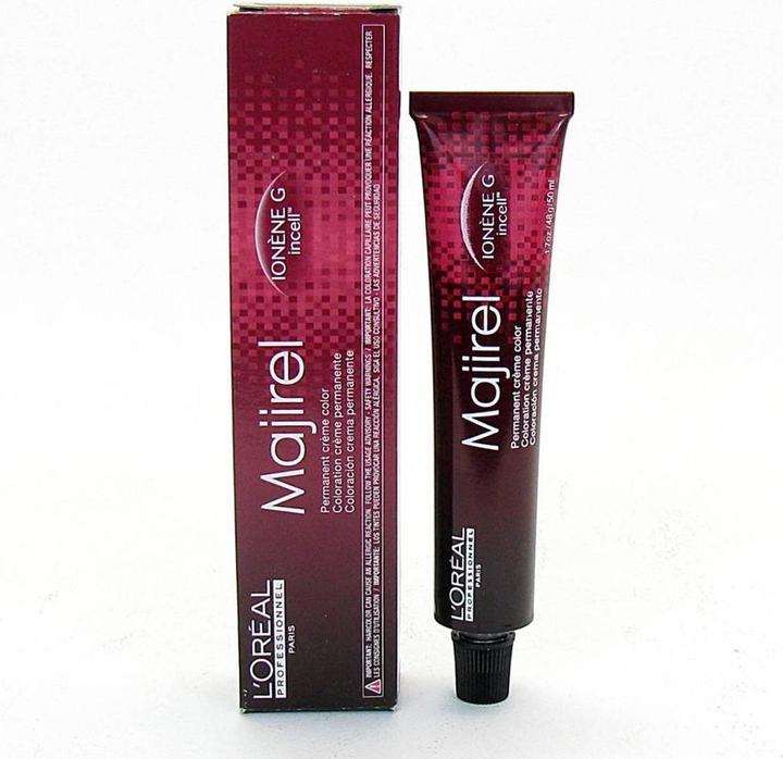 Produktbild L'Oréal Paris L'Oreal Majirel Farbton 7.43 Kupfer-Goldblond 50ml (891 Blauschwarz)