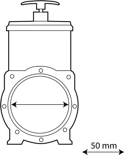 Actual product image Valterra PVC slide gate