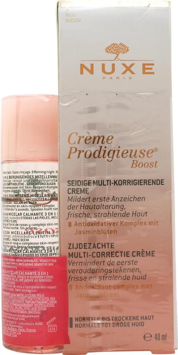 Image du produit Nuxe crème prodigieuse boost 40ml + agua micelar 40ml