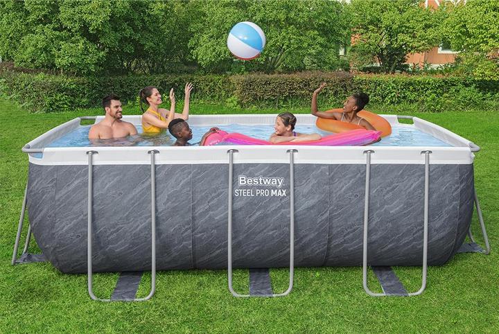 Immagine prodotto Bestway Power Steel Frame Pool-Set 412 x 201 x 122 cm (412 x 201 x 122 cm)