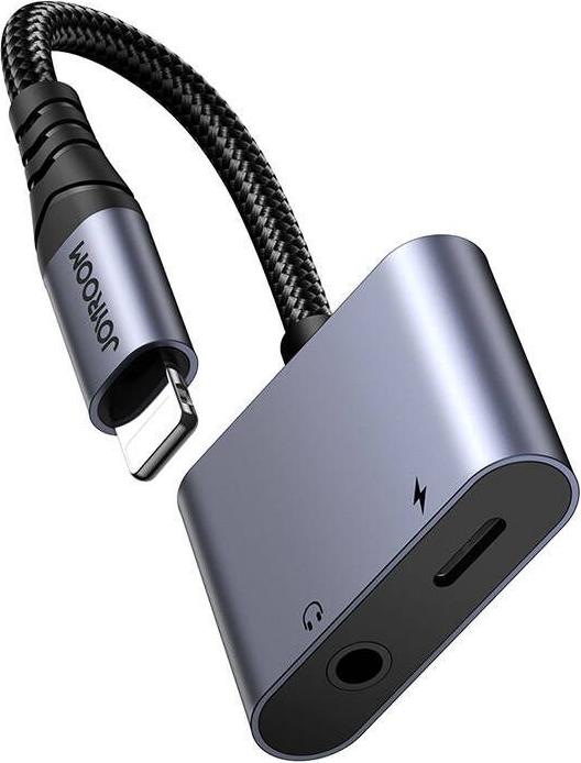 Image du produit Joyroom SY-L01 Adaptateur DAC Lightning vers Lightning / mini jack 3,5 mm 2en1 - noir (Lightning, Jack 3.5mm)