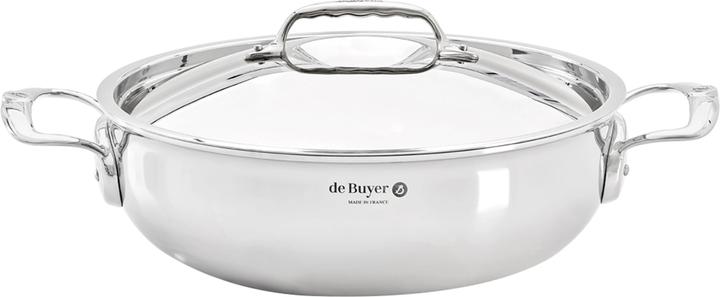 Immagine prodotto de Buyer AFFINITY padella conica 28cm con coperchio, induzione (Acciaio inossidabile, 28 x 15 cm)