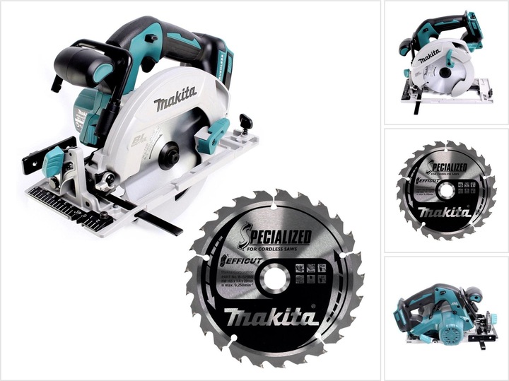 Productafbeelding Makita DHS 680 Z accu-handcirkelzaag 18 V 165 mm + EFFICUT cirkelzaagblad - zonder accu, zonder oplader
