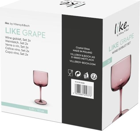 Actual product image Like. by Villeroy & Boch Like (20 cl, 2 Glasses, Red wine glasses)