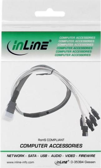 Produktbild InLine Mini SAS HD Kabel (50 cm, Mini-SAS)