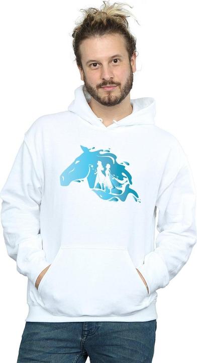 Immagine prodotto Disney Frozen 2 Nokk Silhouette Felpa con Cappuccio Uomo (3XL)