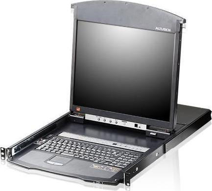 Actual product image Aten KL1516AiM KVM Over-IP Switch, 43cm TFT, VGA, PS/2-USB über Kat 5, 16 Ports, US