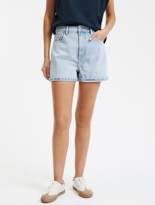 Actual product image La Redoute Collections High Waist Jean Shorts (Frequency band 38 (2600 MHz))