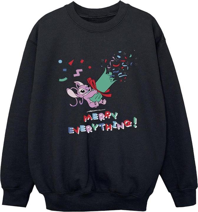 Actual product image Disney Boys Lilo And Stitch Angel Merry Everything Sweatshirt (104)