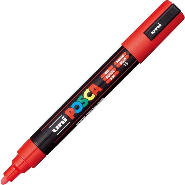 Produktbild Posca Medium Marker PC-5M (Red, 2.50 mm, 1 x)