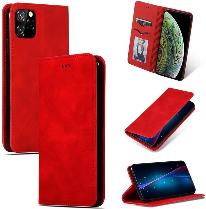 Image du produit Cover-Discount iPhone 11 Pro Max - Étui à rabat business rouge (Apple iPhone 11 Pro Max)