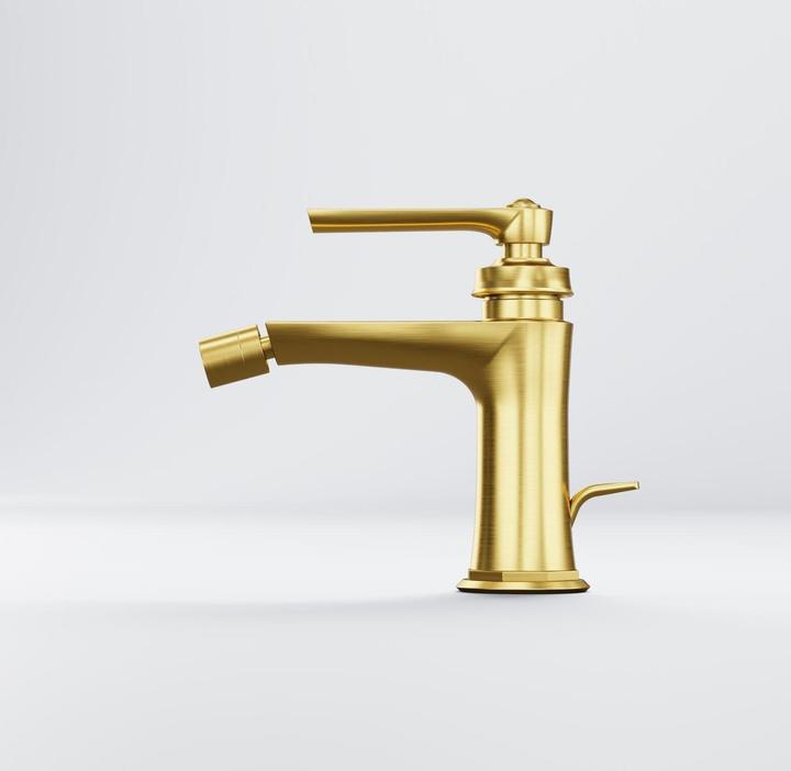 Image du produit Steinberg Série 350 robinetterie de bidet, avec garniture découlement, saillie 130mm, 0