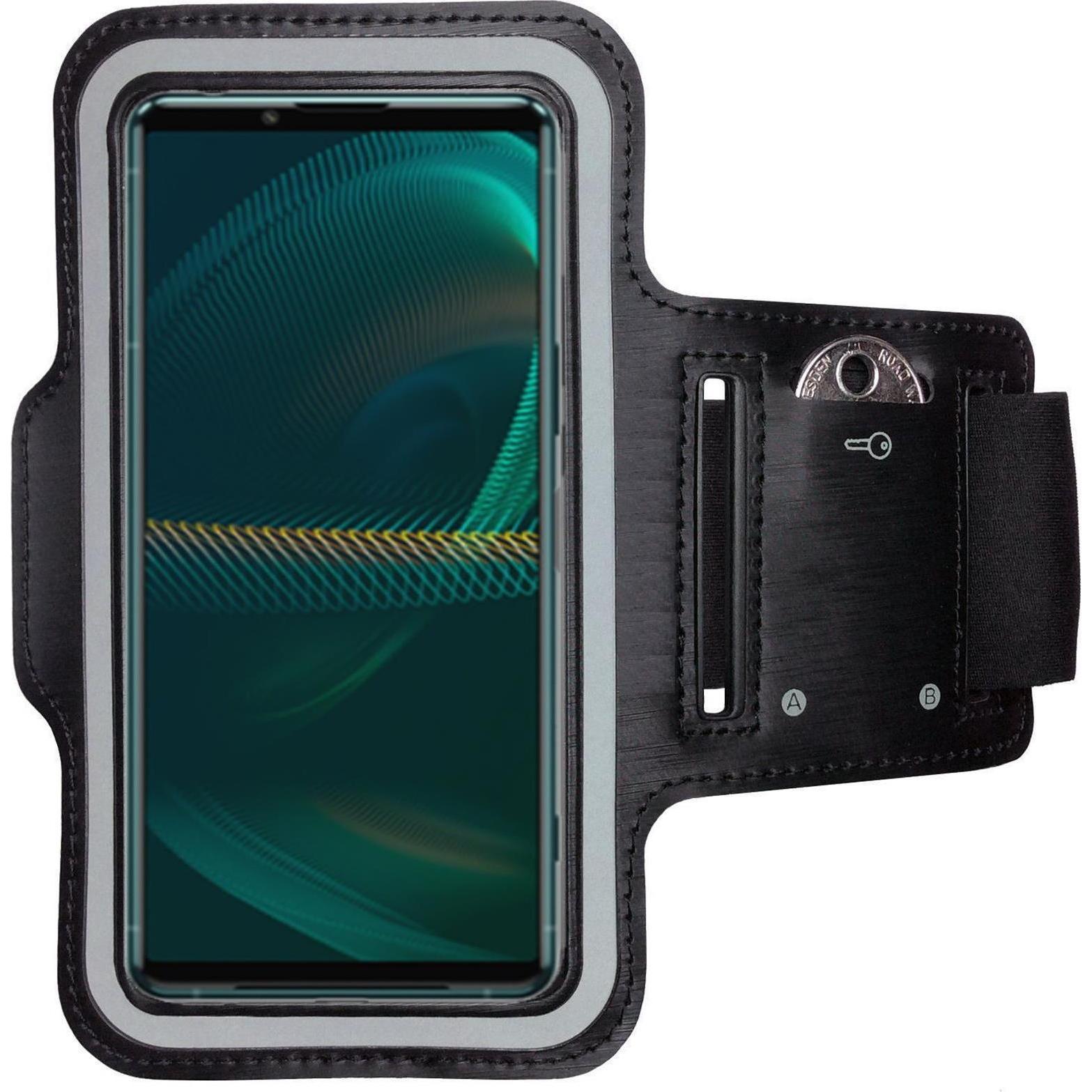 CoverKingz Sportarmband für Sony Xperia 5 III, Smartphone Sportarmband, Schwarz