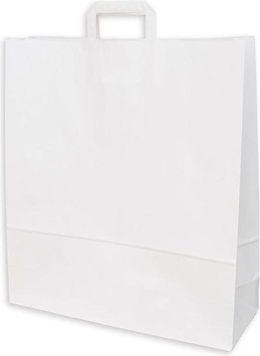 Produktbild Elco Geschenktüte mit Flachhenkel 45 x 15 x 49 cm 50 Stück, Weiss (50x)