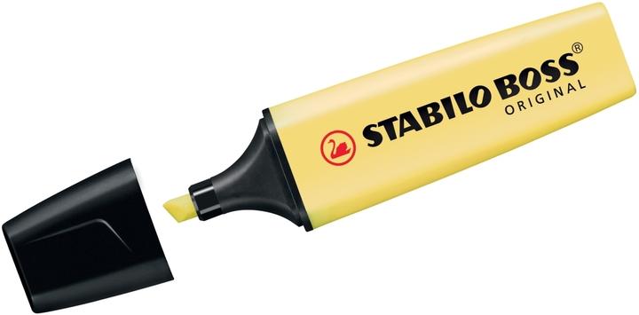 Produktbild STABILO BOSS ORIGINAL Pastel Textmarker (Gelb, 5 mm, 1 x)