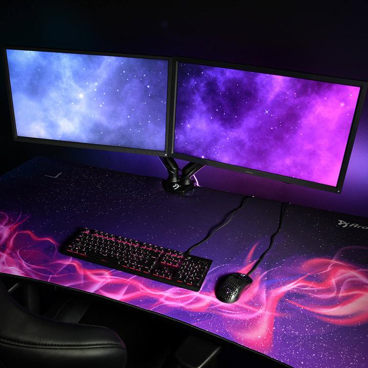 Actual product image Arozzi Arena - Bureau Gaming - Pourpre Foncé - Galaxie