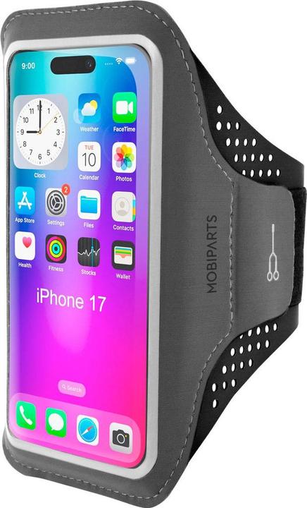 Produktbild Mobiparts Comfort Fit Sport Armband Apple iPhone 17 Black