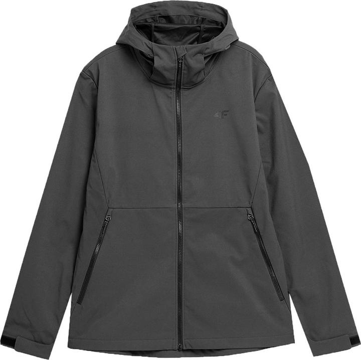 Actual product image 4F Men's softshell jacket M043 dark grey SS23TSOFM043 23S (XL) (XL)
