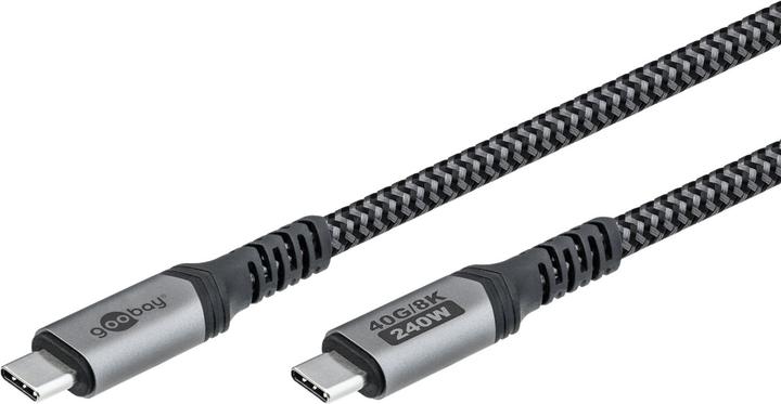 Actual product image Goobay USB C — USB C (0.50 m, USB 4.0, 240 W)