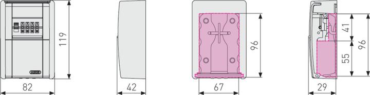 Actual product image Abus KeyGarage 787